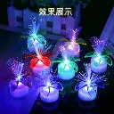 Colorful LED Optic Fiber Flower Light Star Sky Shaped Valentine Party Lamp Day Atmosphere Home Decoration Night Festival